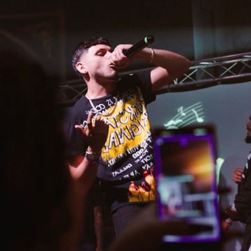 GG.Fumez on stage at the Hanzel La H show, Showplace Theater, Buffalo NY